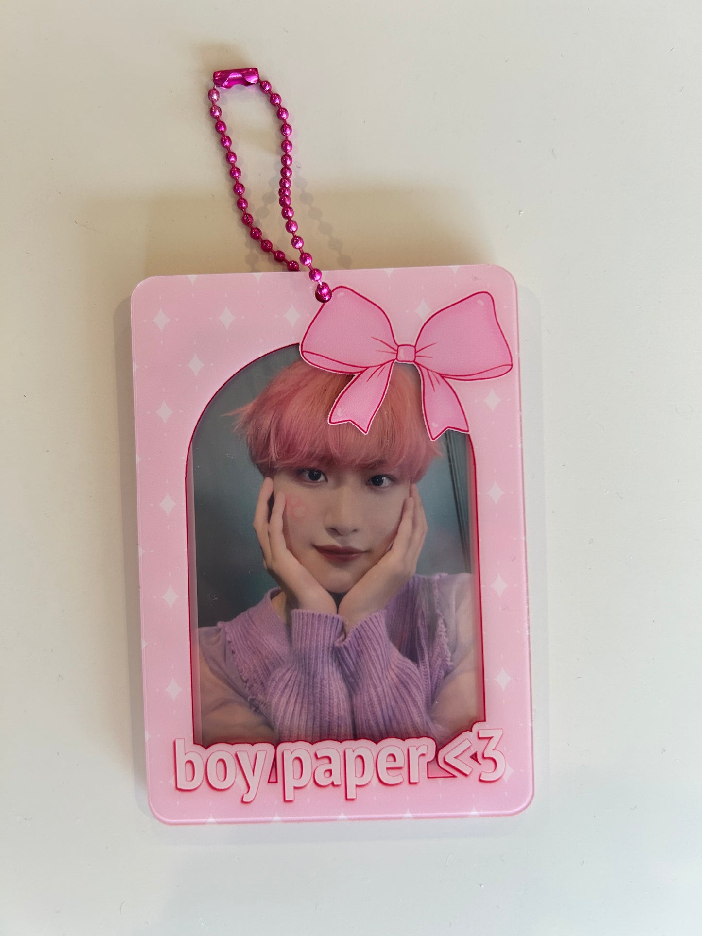 Boy Paper Photocard Holder