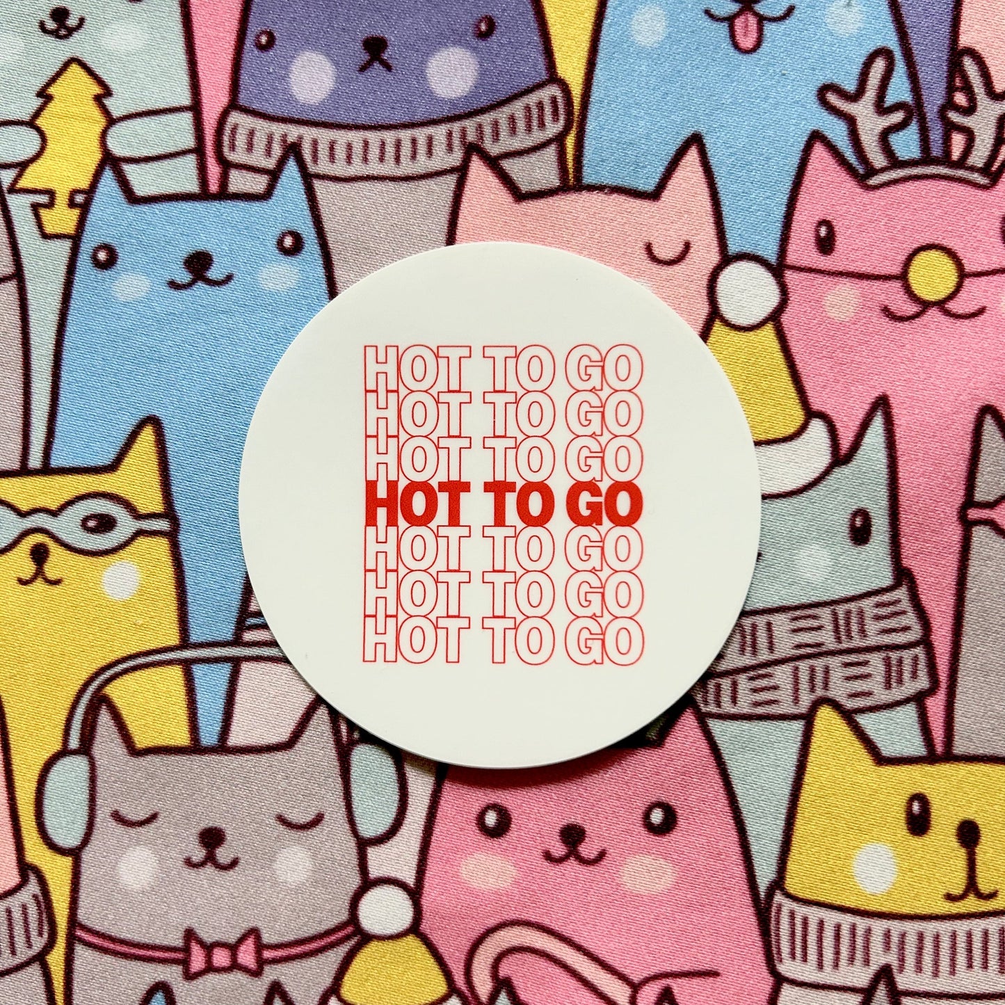 Hot To Go Sticker