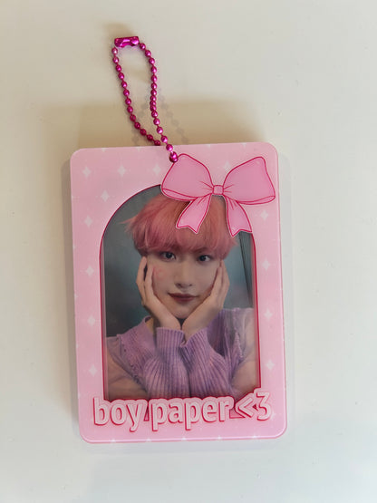 Boy Paper Photocard Holder