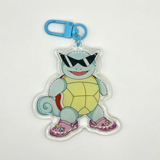 Squirtle Squad Pokemon Keychain