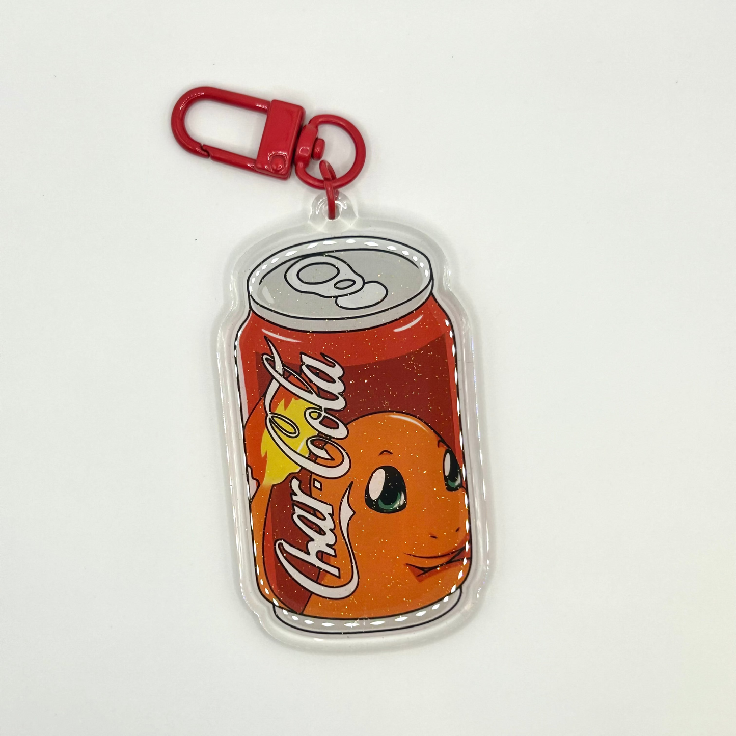 Char Cola Soda Pokemon Keychain