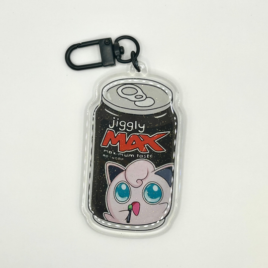Jiggly Max Soda Pokemon Keychain