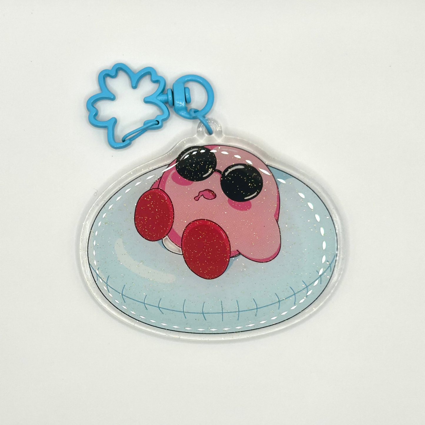 Inner Tube Kirby Keychain