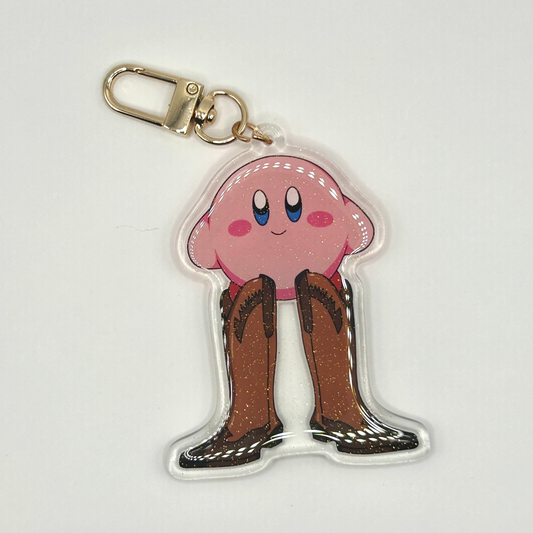 Cowboy Boots Kirby Keychain