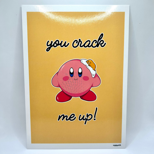 Kirby Gudetama 5x7 Print
