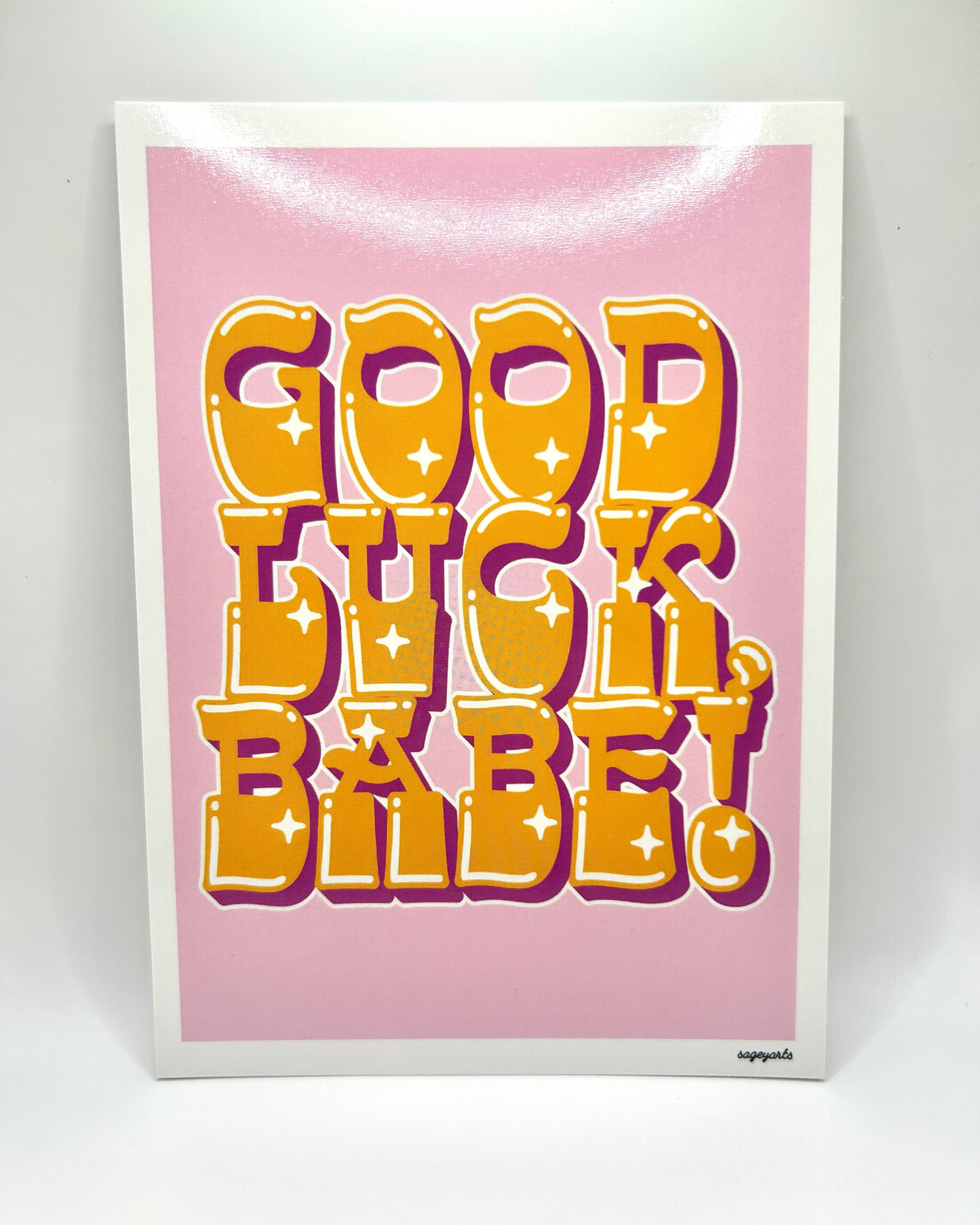 Good Luck Babe 5x7 Print