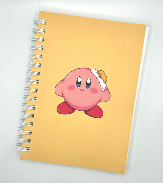 Kirby and Gudetama A6 Notebook